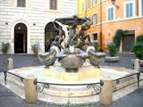 Schildkrötenbrunnen auf der Piazza Mattei CC0 Galzu@wikimedia.commons 